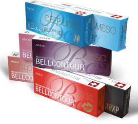 Упаковки препаратов  Bellcontour GVISC для уменьшения стенок влагалища